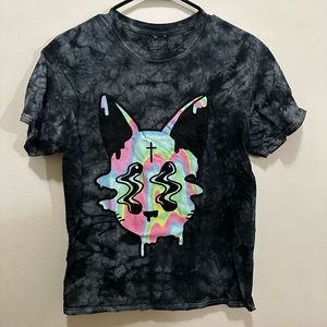 Spencer’s “Trippy/Vaporwave Cat” t-shirt in Medium